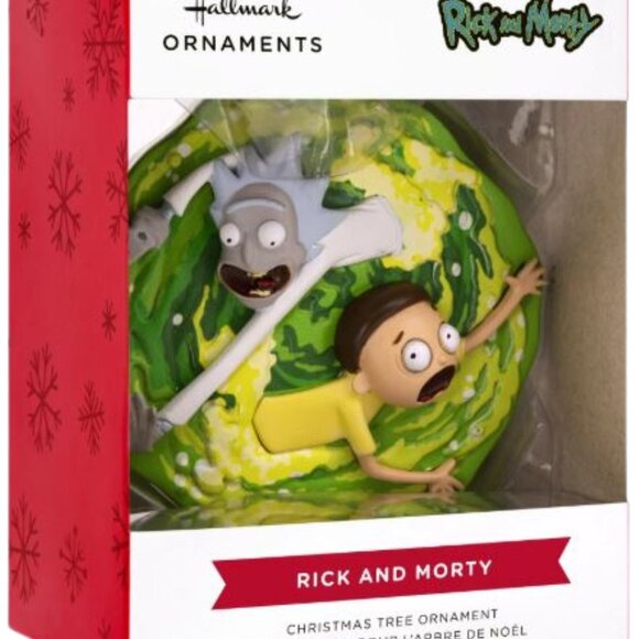 Hallmark Rick and Morty, Aw, Geez, Rick! Christmas Ornament - Picture 1 of 2